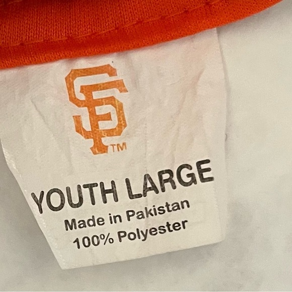 MLB Giants Reversible Youth Jersey Shirt size Large - Picture 5 of 6